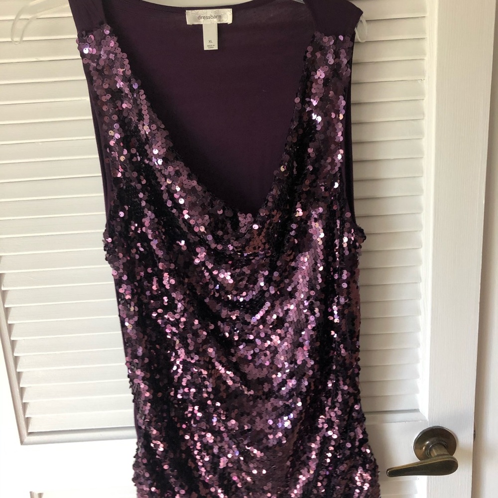 Dressbarn purple tanktop